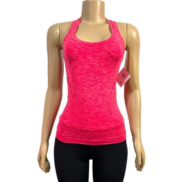 Victorias Secret VSX Sexy Sport Seamless Sports Tank Top marled Coral Xsmall - Picture 3 of 4